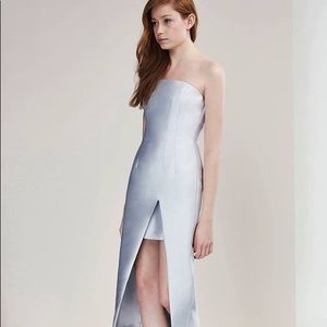 Silver dress from Keepsake